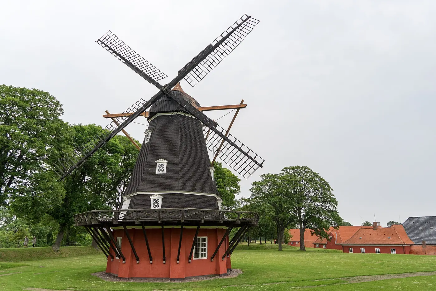 The windmill on the ramparts of Kastellet fortress near the Little Mermaid, Copenhagen